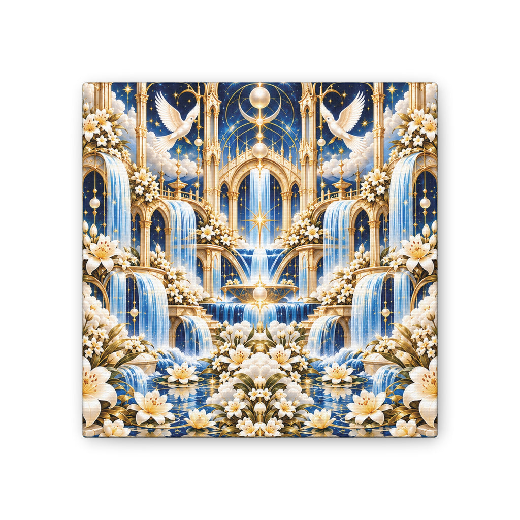 Living Waters Sanctuary Celestial Blue 8-inch Canvas