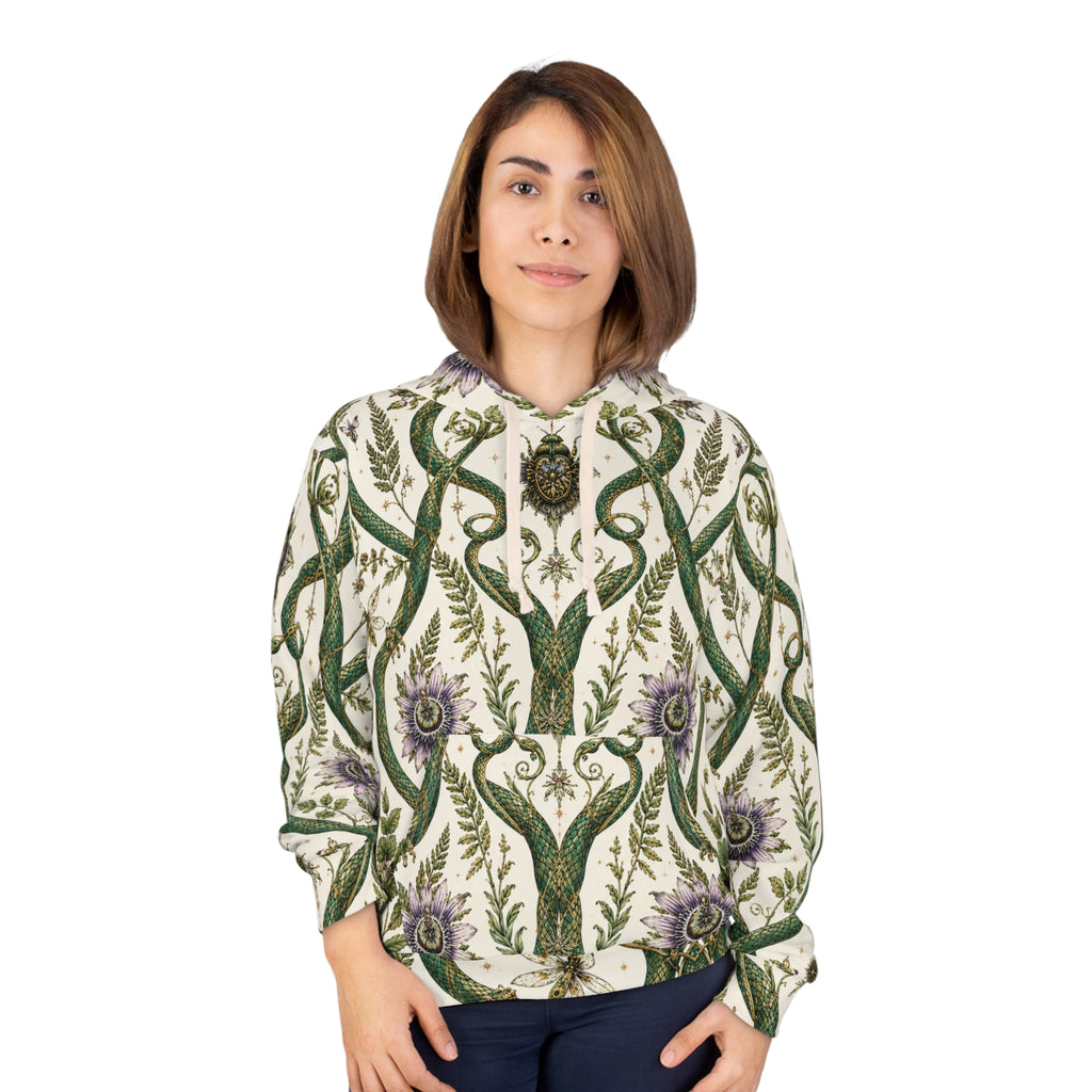 Serpent Conservatory Garden Mist Pullover Hoodie