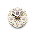 Botanical Bird's Nest Moon Milk Acrylic Wall Clock
