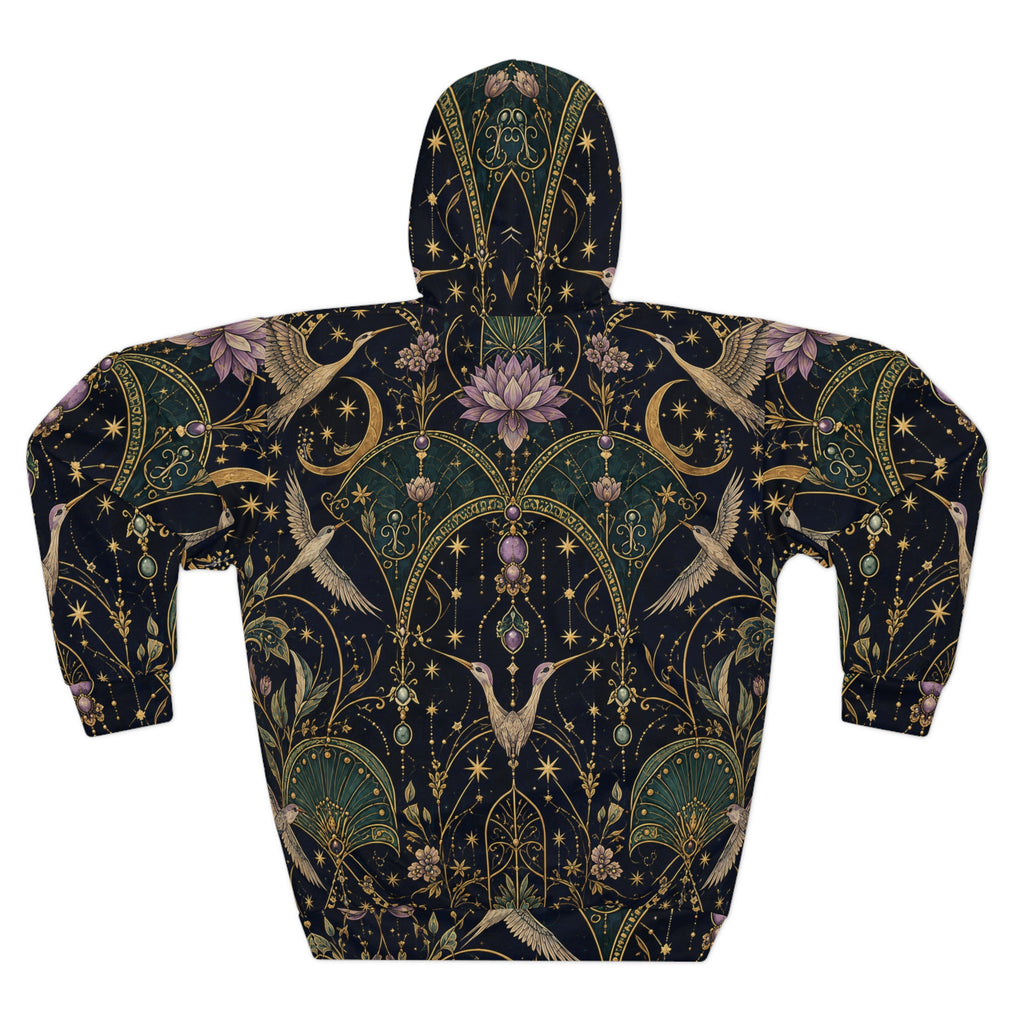 Celestial Aviary Nocturne Pullover Hoodie