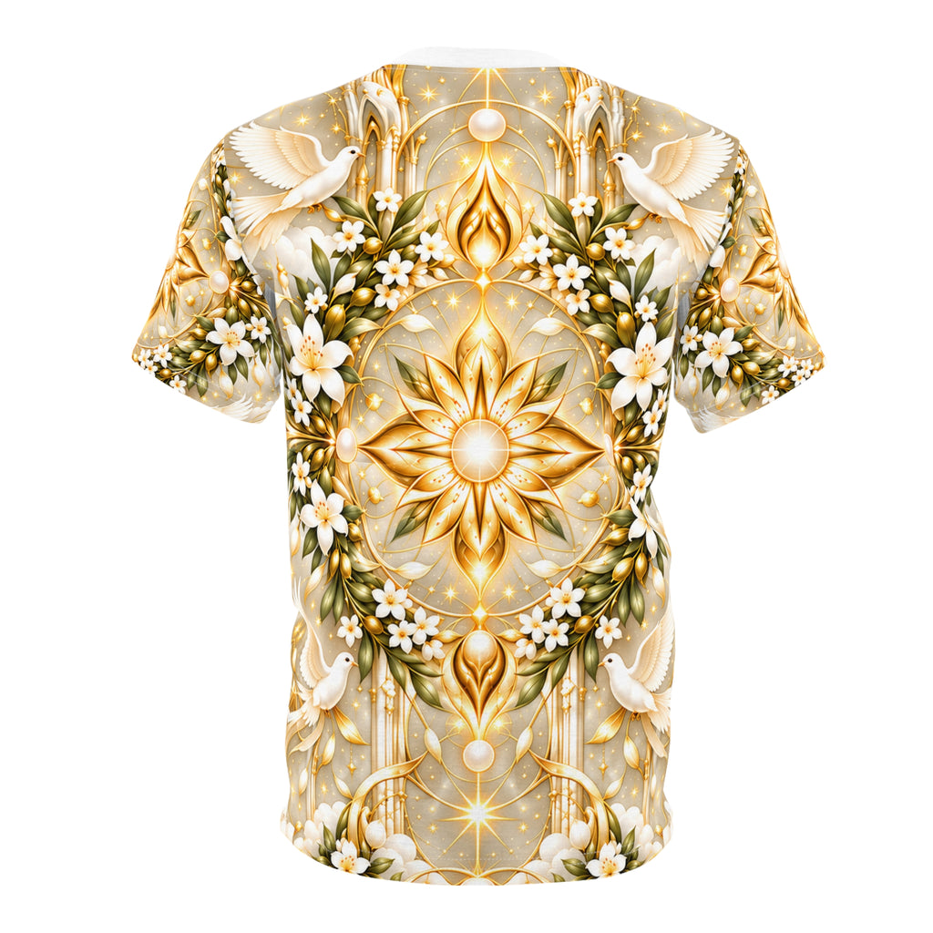 Divine Light Mandala Moon Milk All-over-print T-Shirt