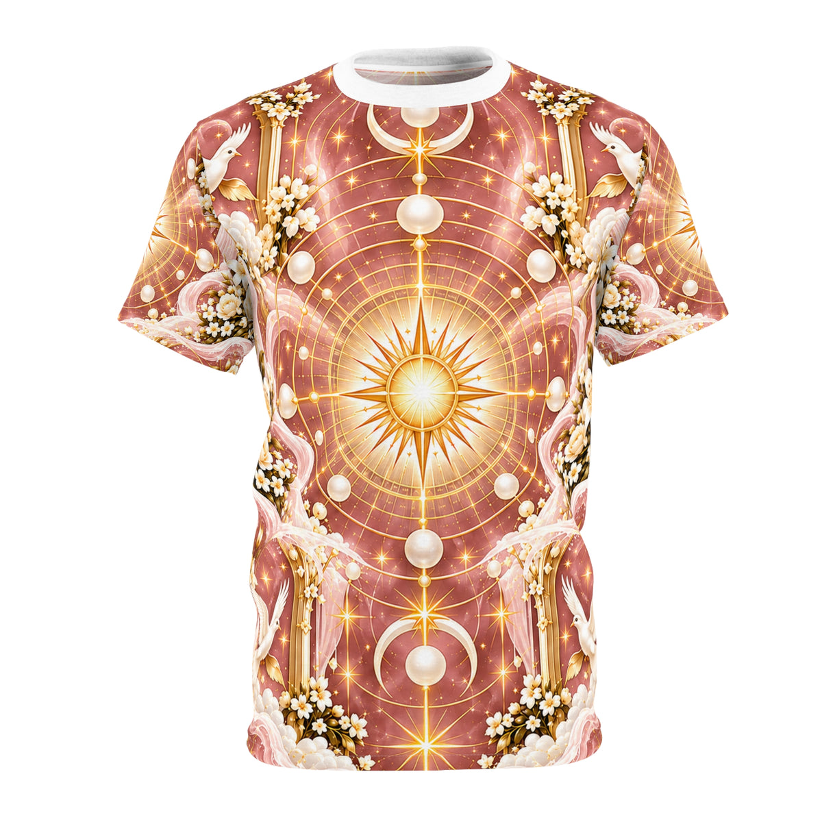 Cosmic Glory Twilight Rose All-over-print T-Shirt