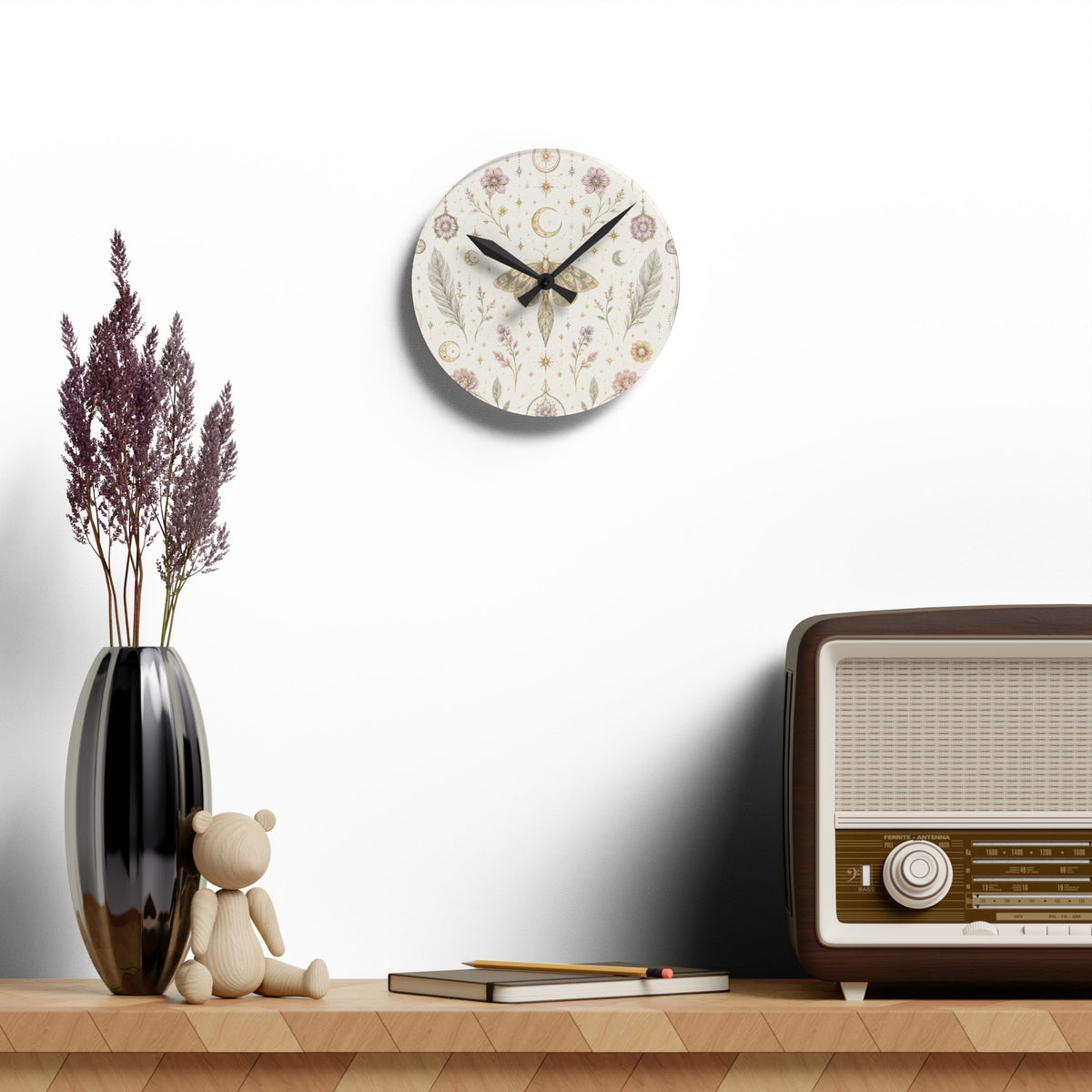 Talisman Moonlight Moon Milk Acrylic Wall Clock