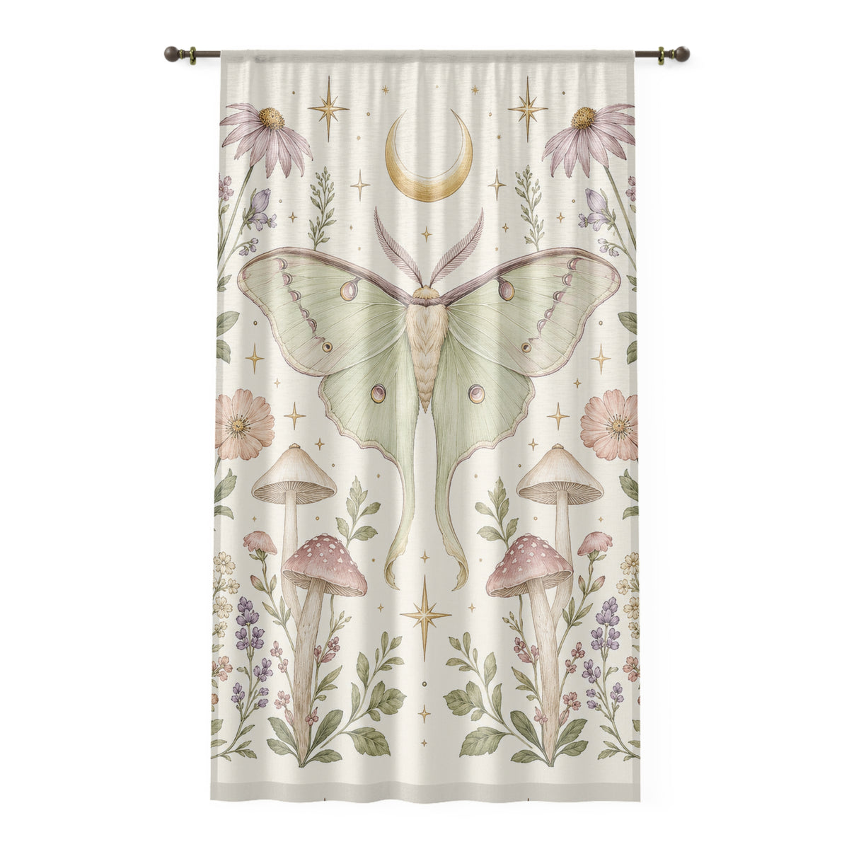 Luna Apothecary Moon Milk Window Curtain