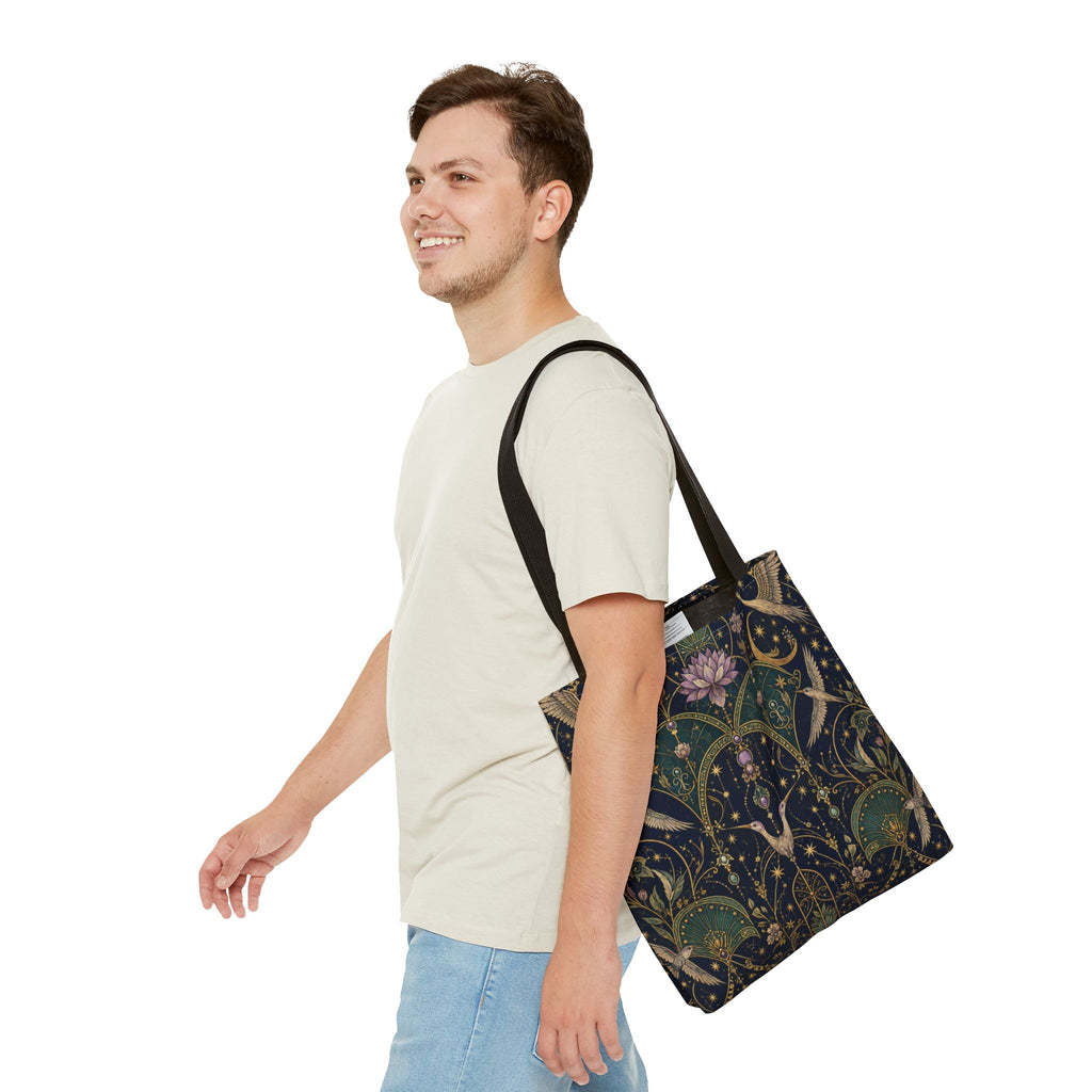 Celestial Aviary Nocturne Tote Bag