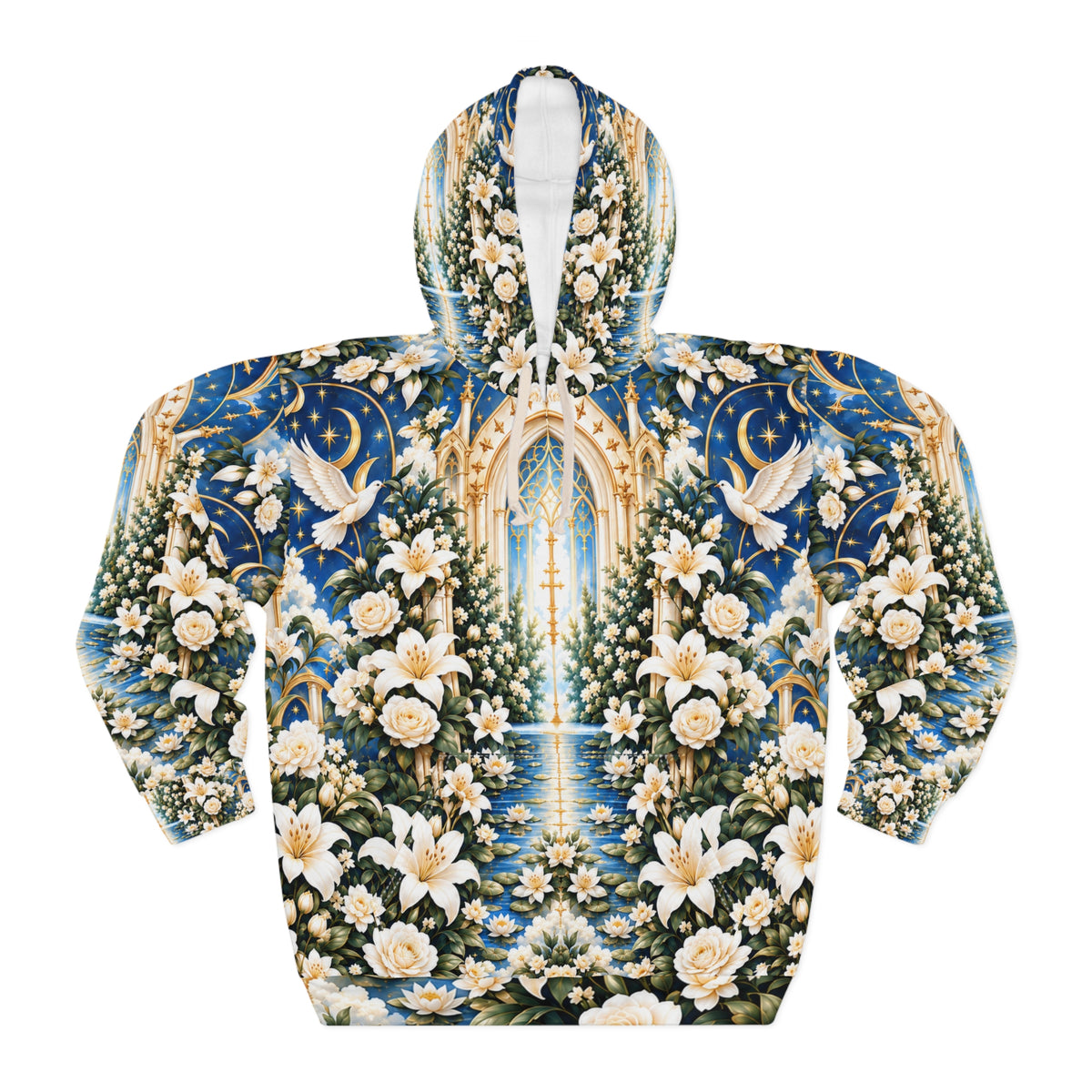 Immaculate Garden Marian Blue Pullover Hoodie