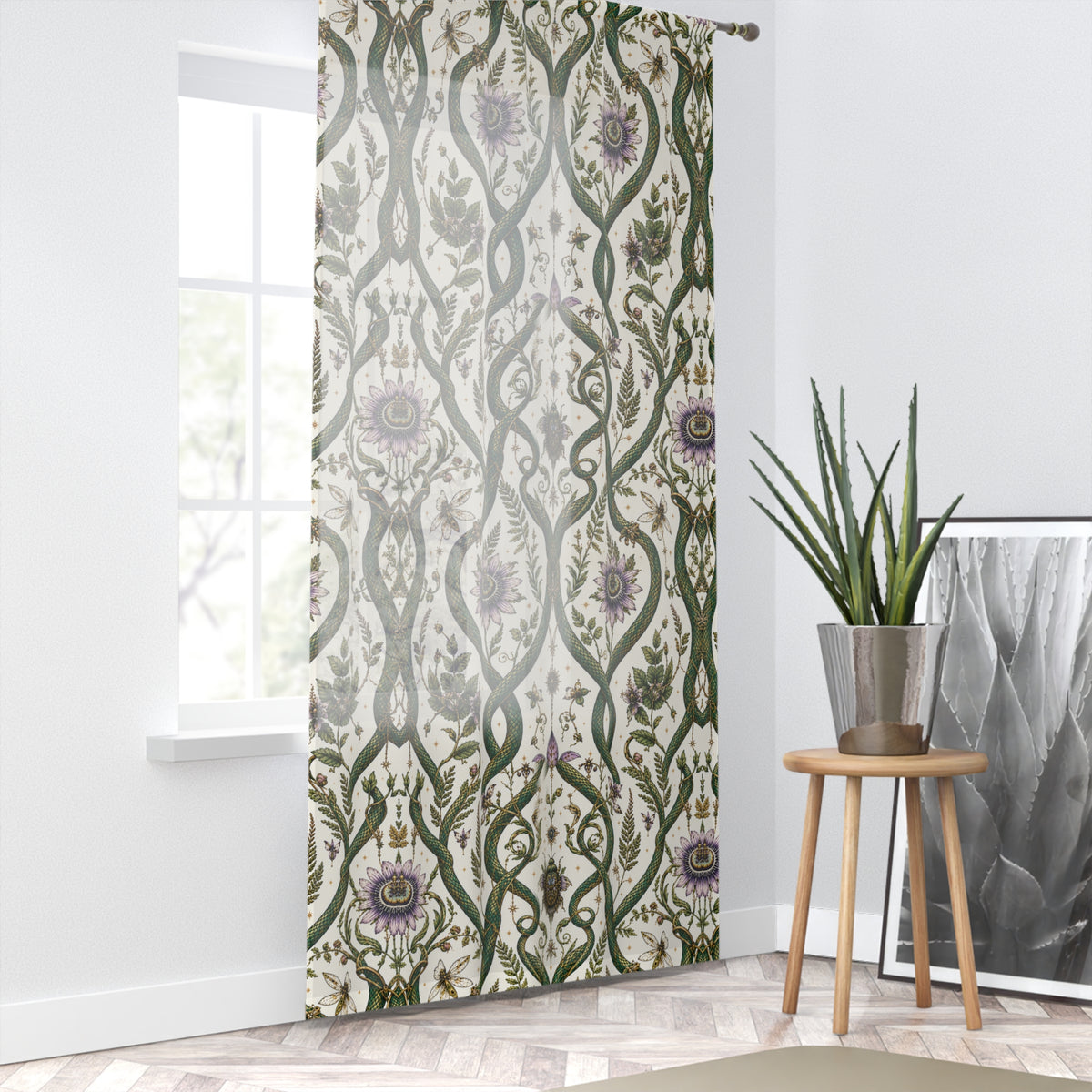 Serpent Conservatory Garden Mist Window Curtain