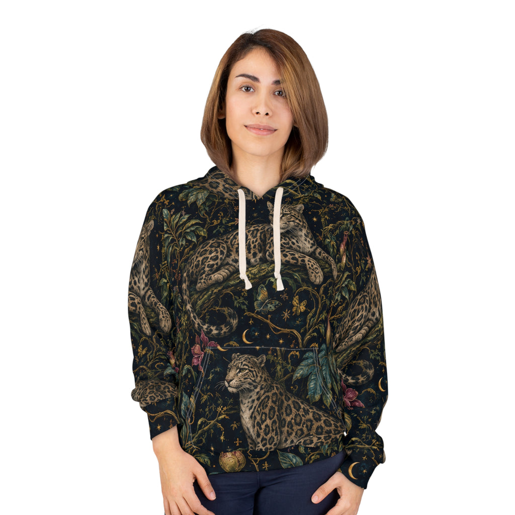 Cloud Leopard Reverie Nocturne Pullover Hoodie