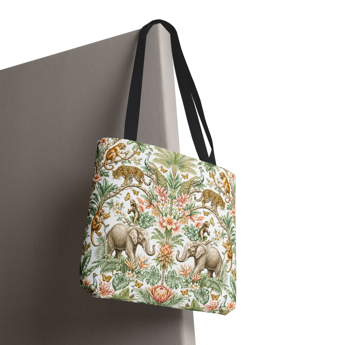 Mystic Jungle Ivory Eden Tote Bag