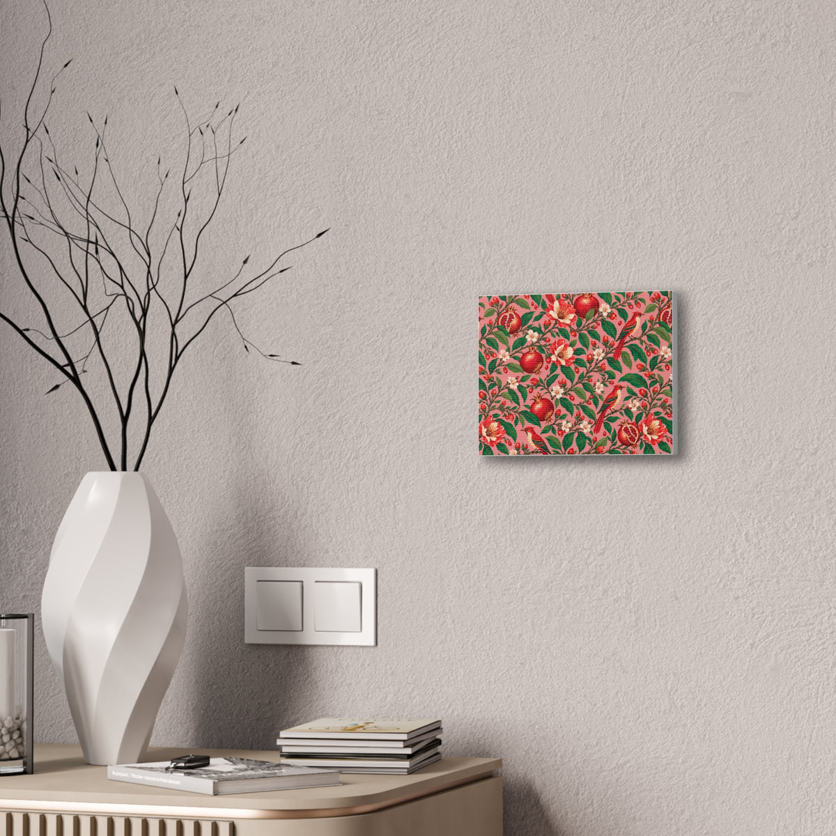 Gilded Orchard Pink Orchard Stretched Canvas