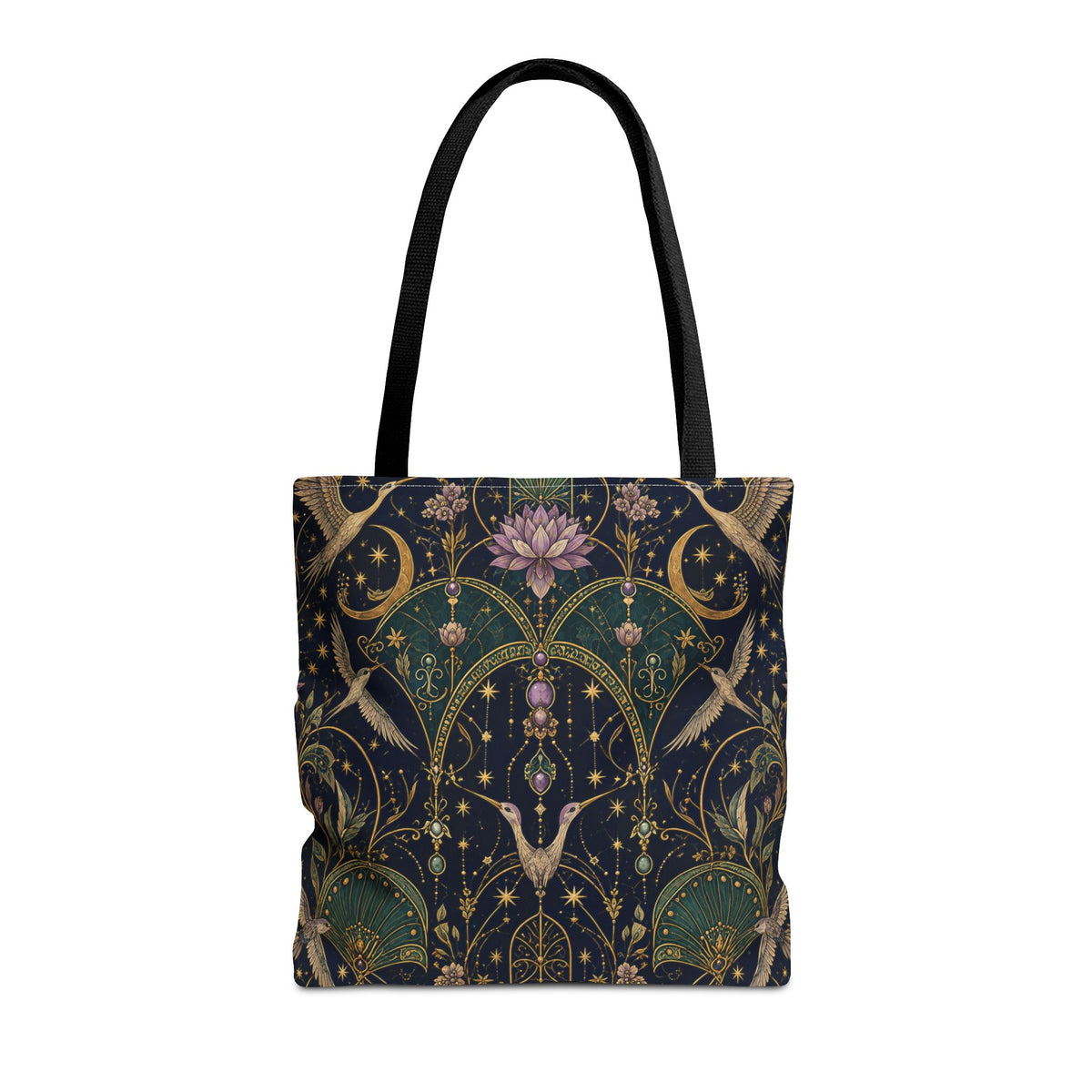 Celestial Aviary Nocturne Tote Bag