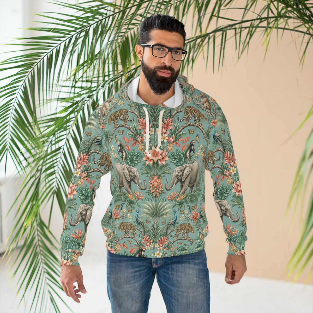 Mystic Jungle Verdigris Jungle Pullover Hoodie