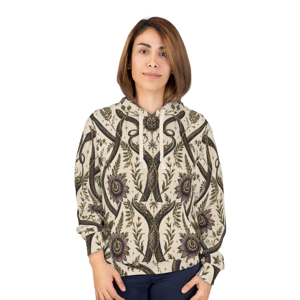 Serpent Conservatory Moon Milk Pullover Hoodie