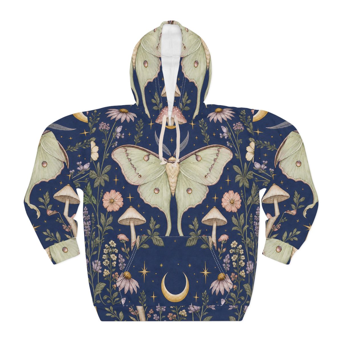 Luna Apothecary Indigo Pullover Hoodie
