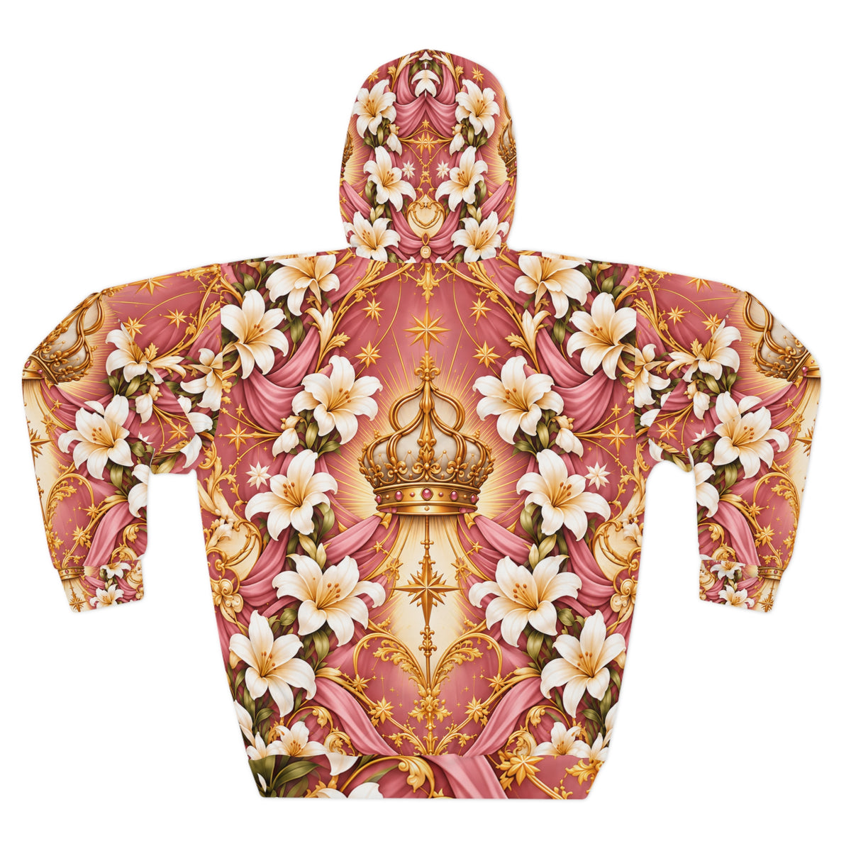 Queen of Heaven Dusty Rose Pullover Hoodie
