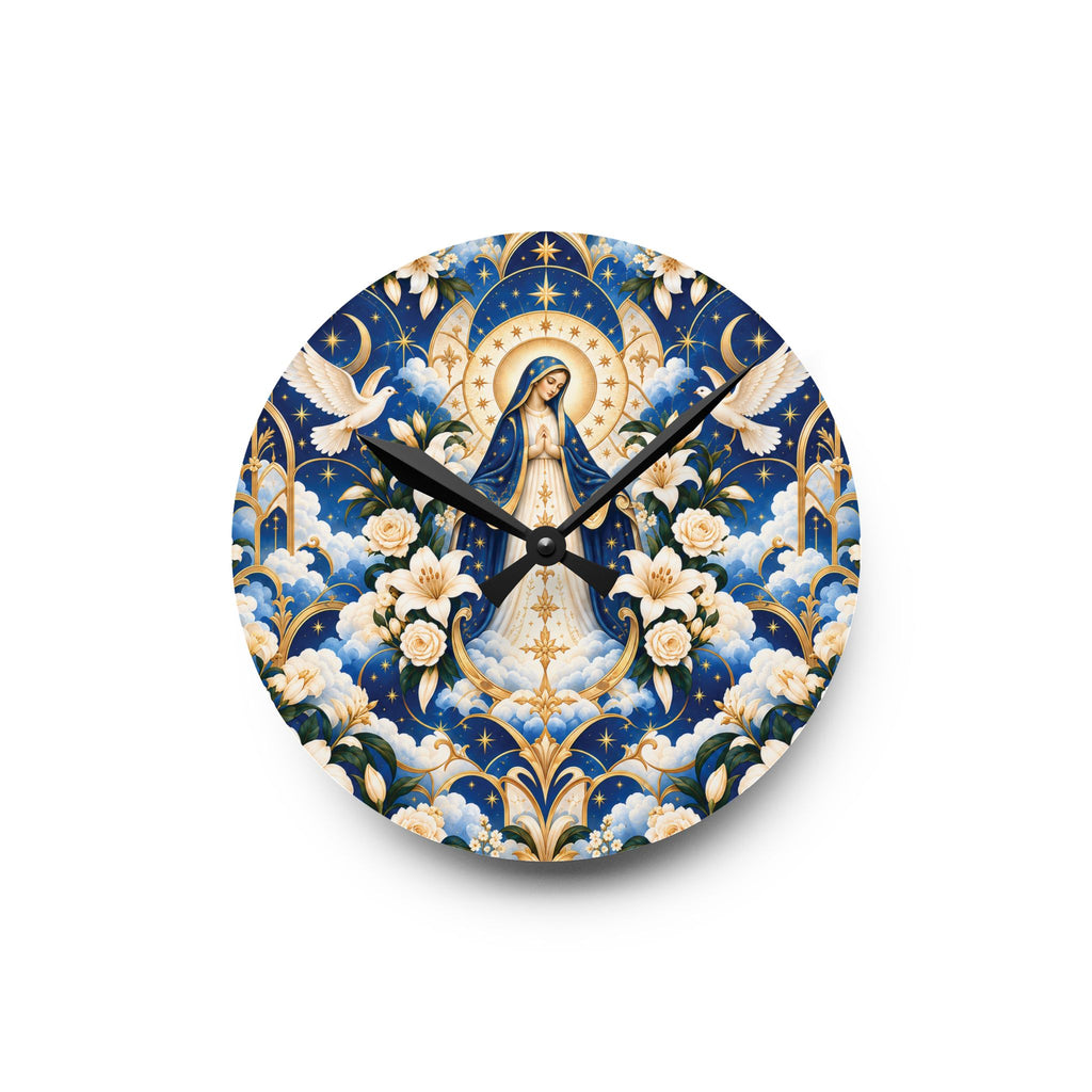 Marian Radiance Marian Blue Acrylic Wall Clock