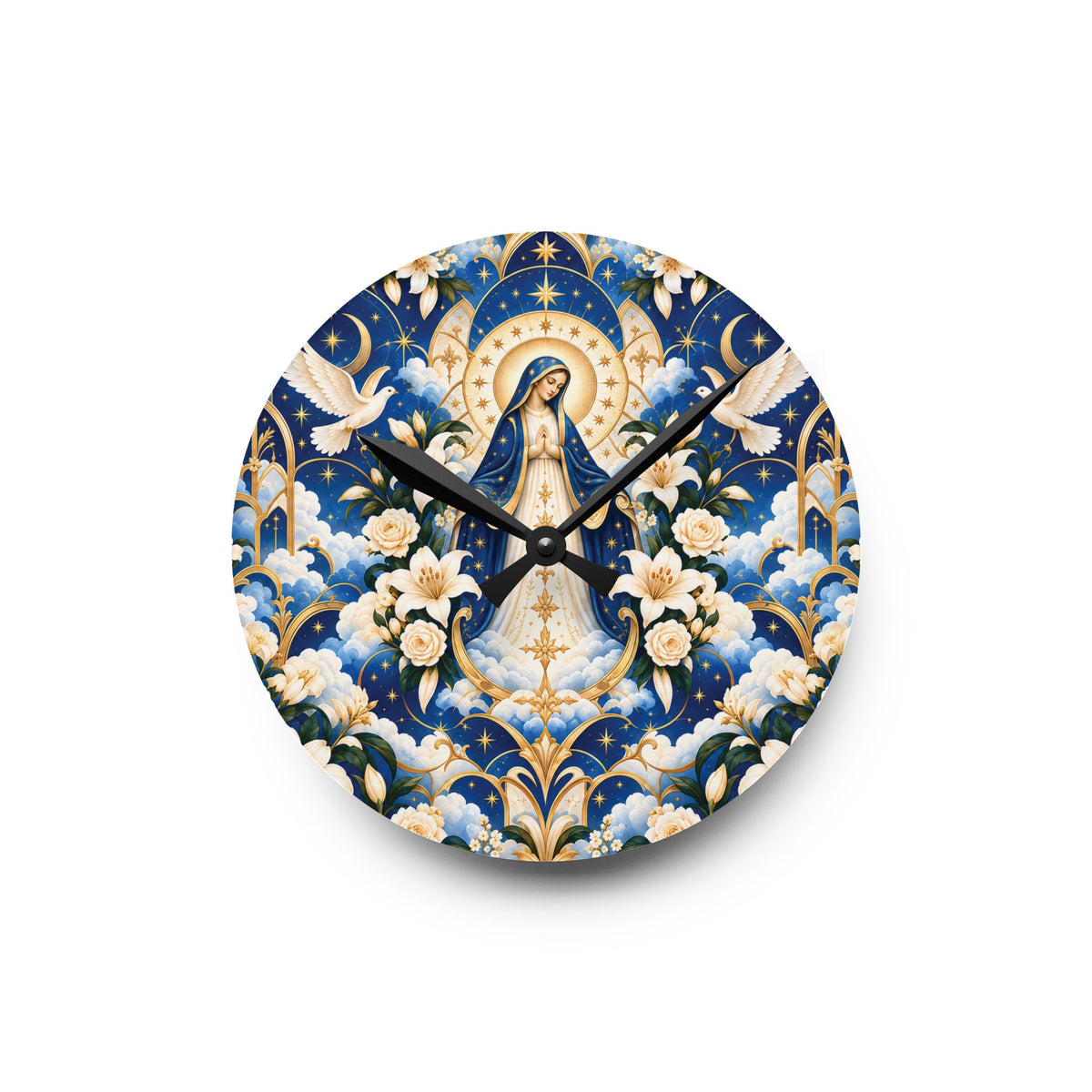 Marian Radiance Marian Blue Acrylic Wall Clock