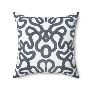Abstract Scribble Square Pillow