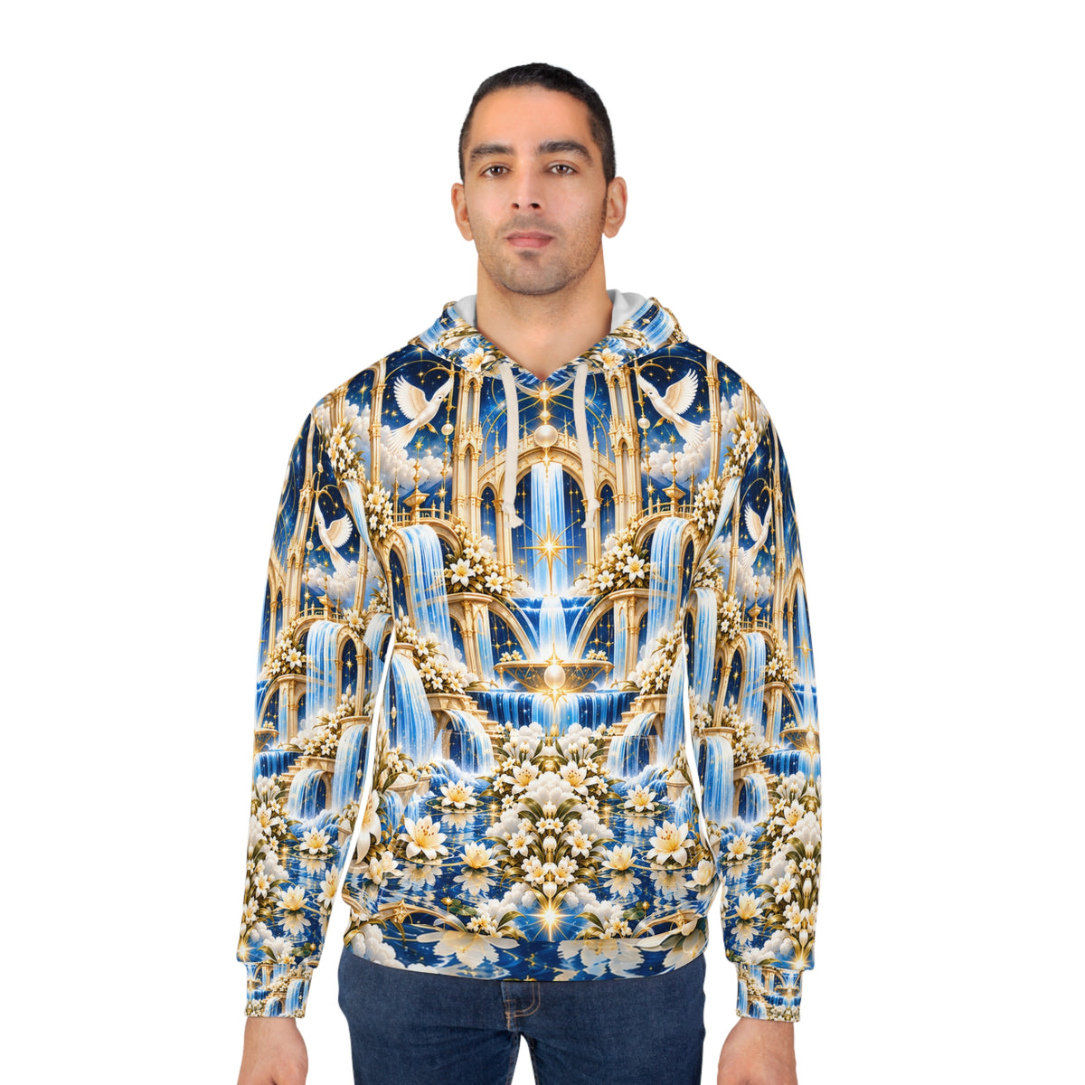 Living Waters Sanctuary Celestial Blue Pullover Hoodie