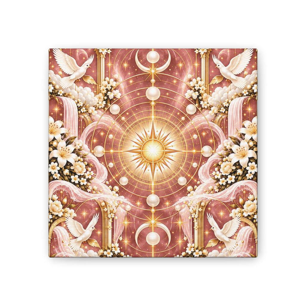 Cosmic Glory Twilight Rose 8-inch Canvas