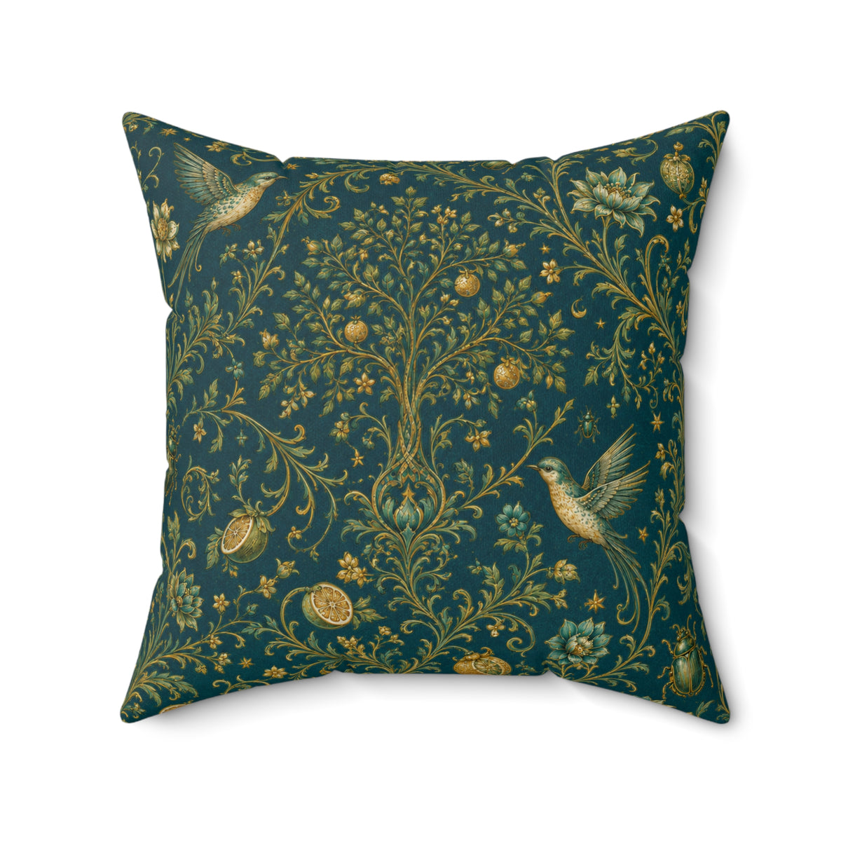 Sacred Canopy Verdigris Decorative Pillow
