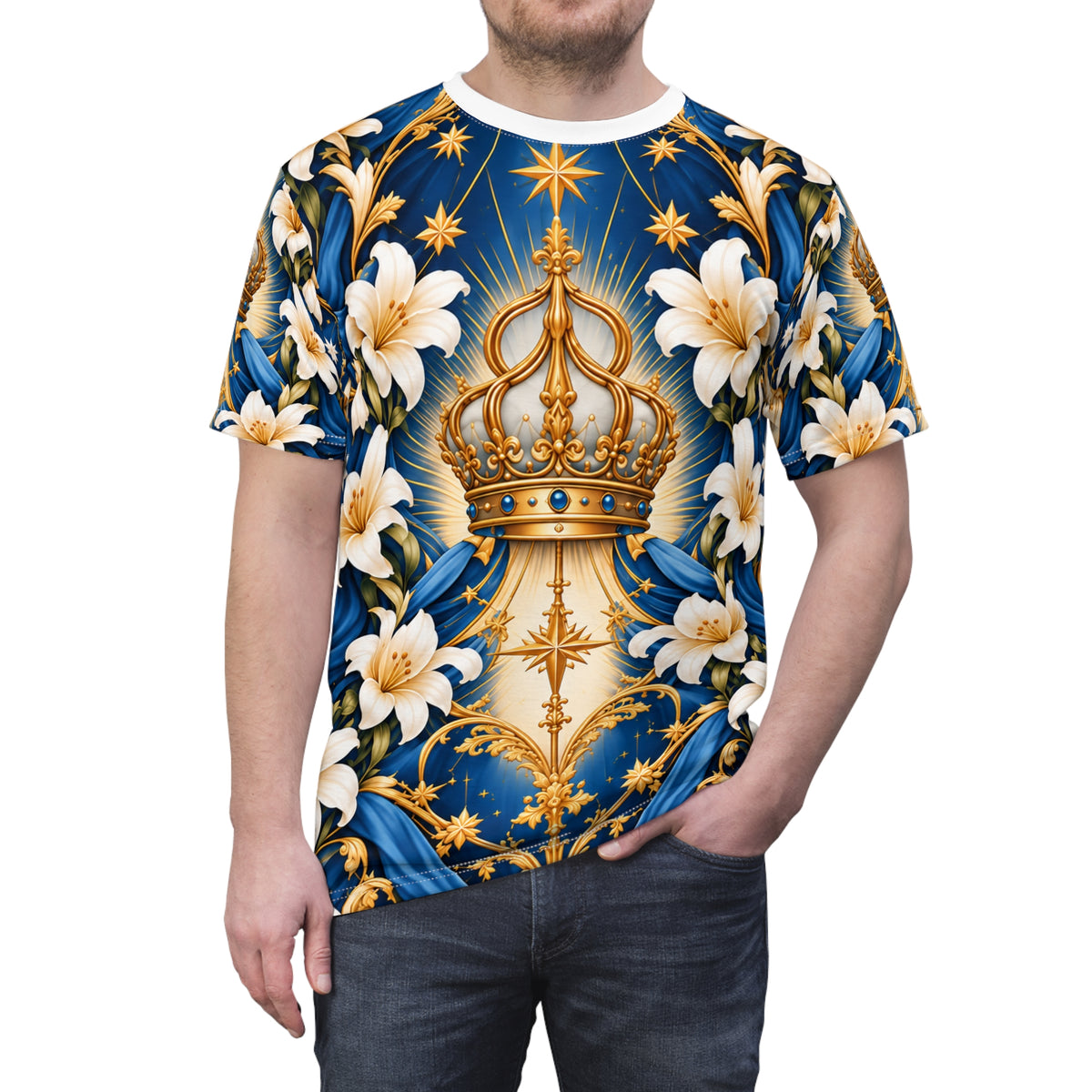 Queen of Heaven Royal Blue All-over-print T-Shirt