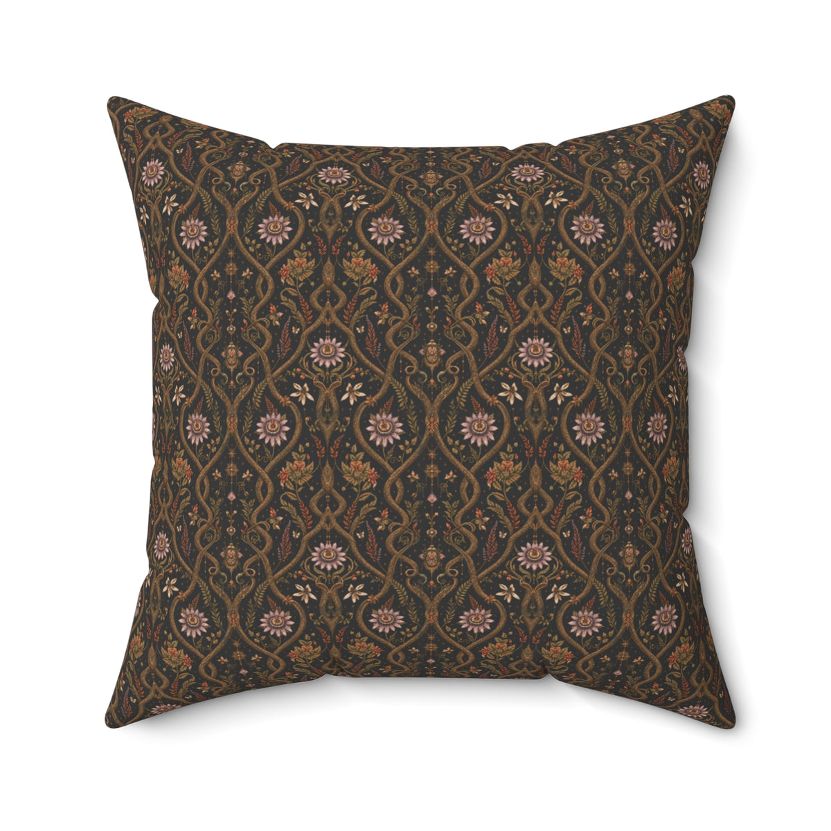 Serpent Conservatory Bronze Nocturne Decorative Pillow