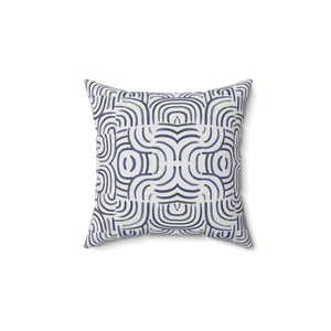 Abstract Geometric Square Pillow