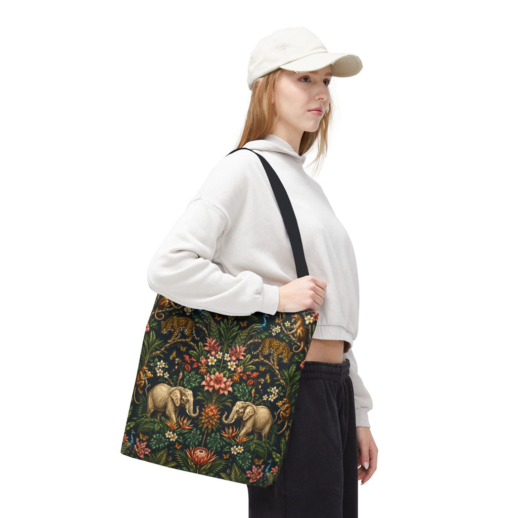 Mystic Jungle Midnight Jungle Tote Bag