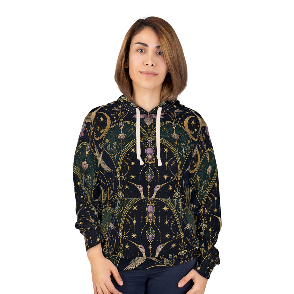 Celestial Aviary Nocturne Pullover Hoodie