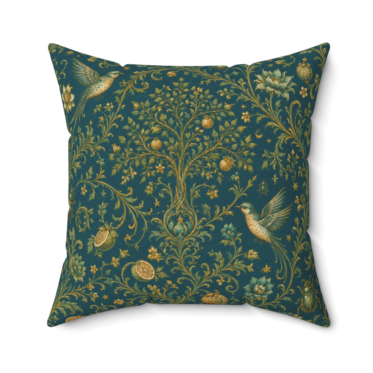 Sacred Canopy Verdigris Decorative Pillow