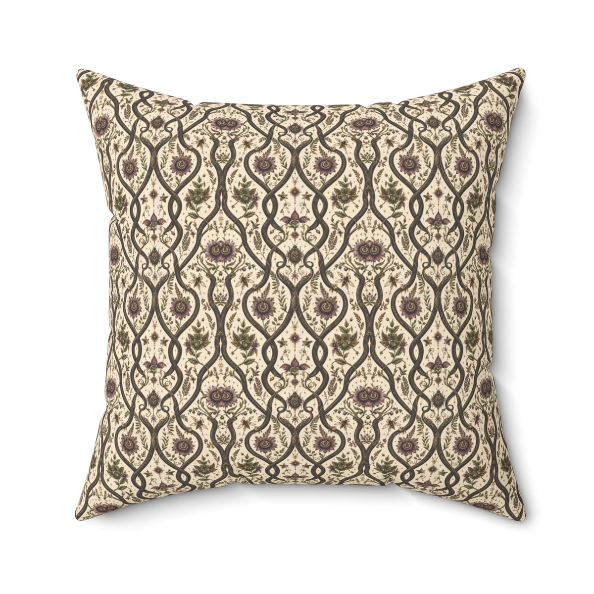 Serpent Conservatory Moon Milk Decorative Pillow