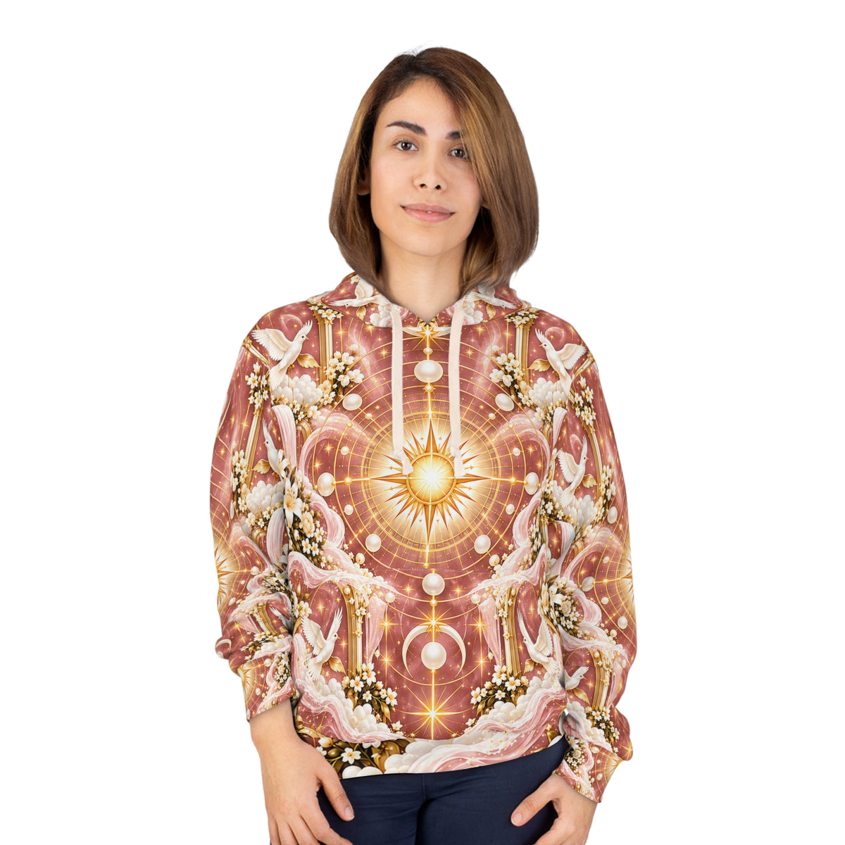 Cosmic Glory Twilight Rose Pullover Hoodie
