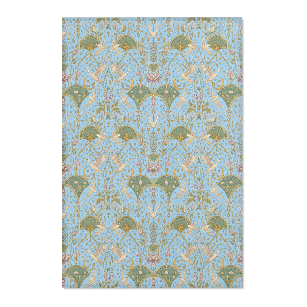 Celestial Aviary Blue Hour Area Rug
