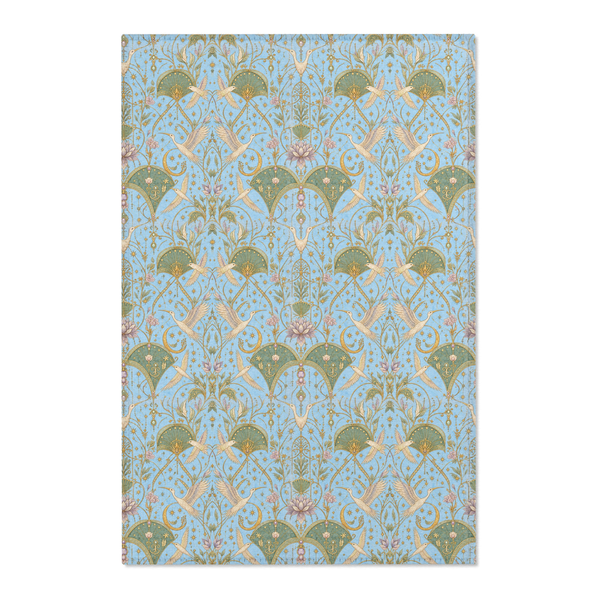 Celestial Aviary Blue Hour Area Rug