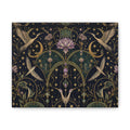 Celestial Aviary Nocturne Stretched Canvas