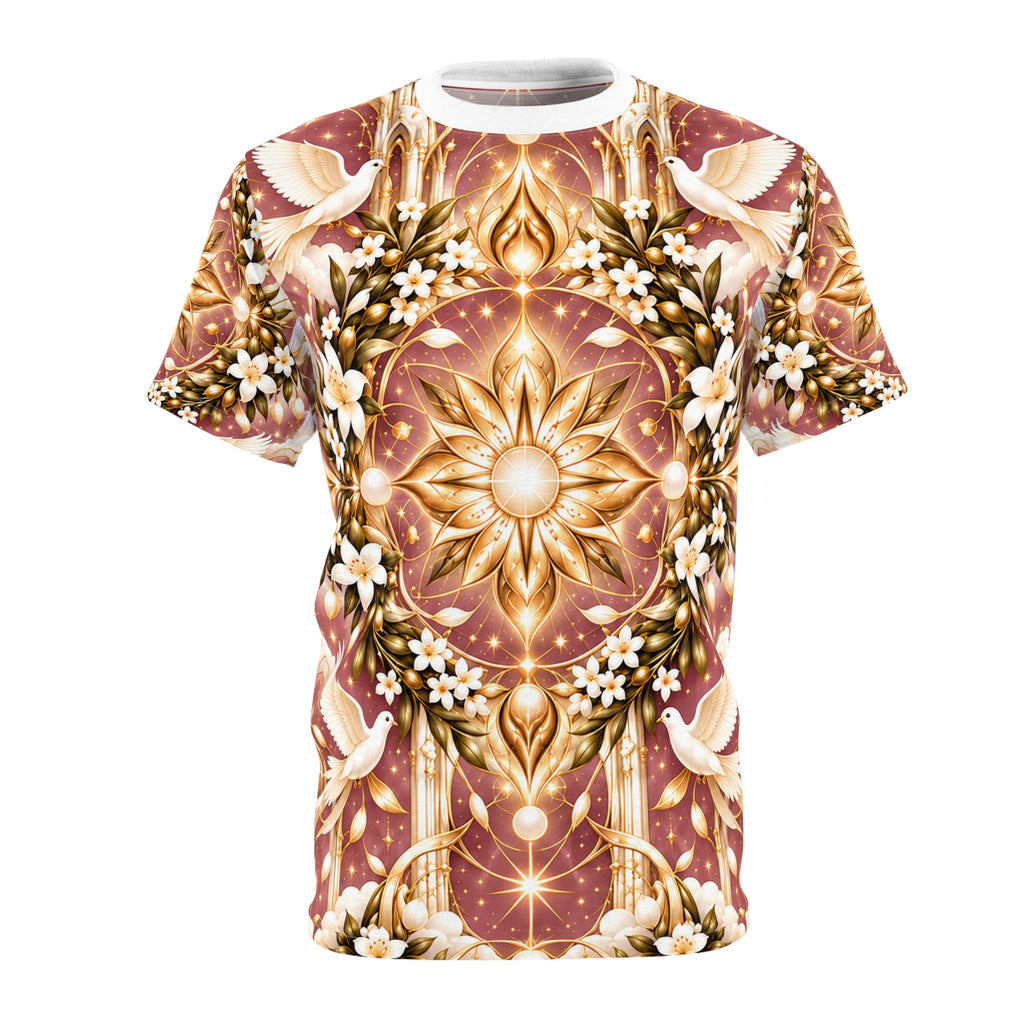 Divine Light Mandala Rose Dawn All-over-print T-Shirt