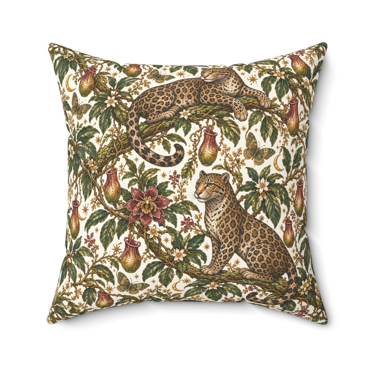 Cloud Leopard Reverie Moon Milk Decorative Pillow