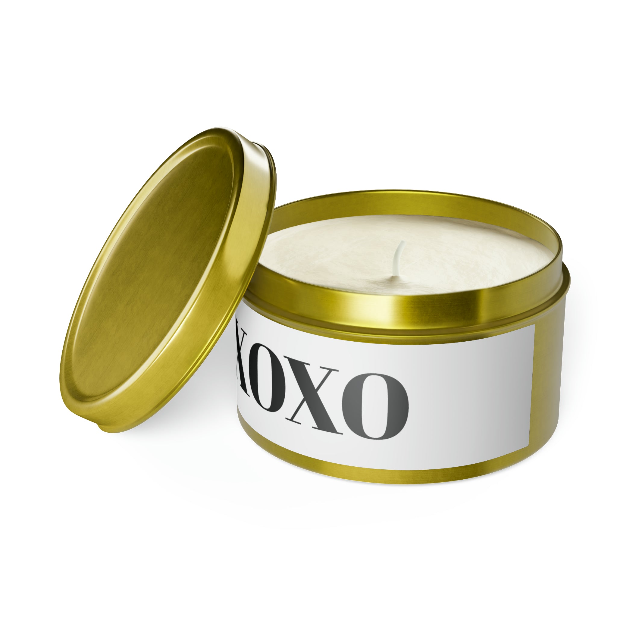 XOXO Tin Candle