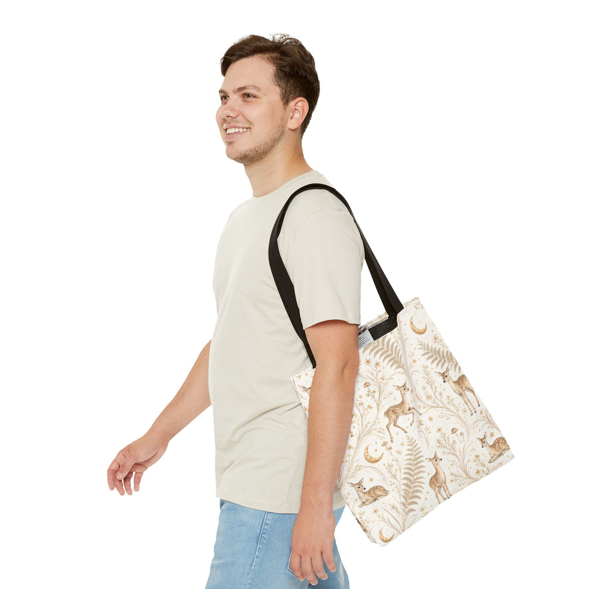 Astral Fawn Moon Milk Tote Bag