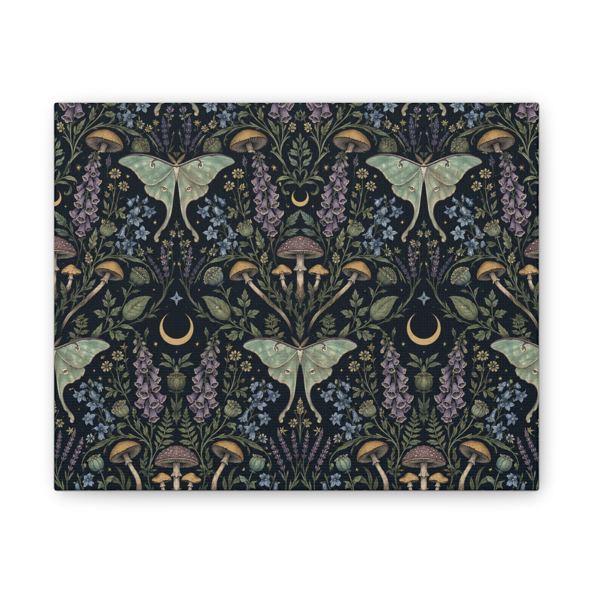 Luna Apothecary Verdigris Stretched Canvas