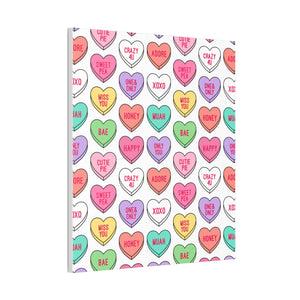 Candy Heart Stretched Canvas