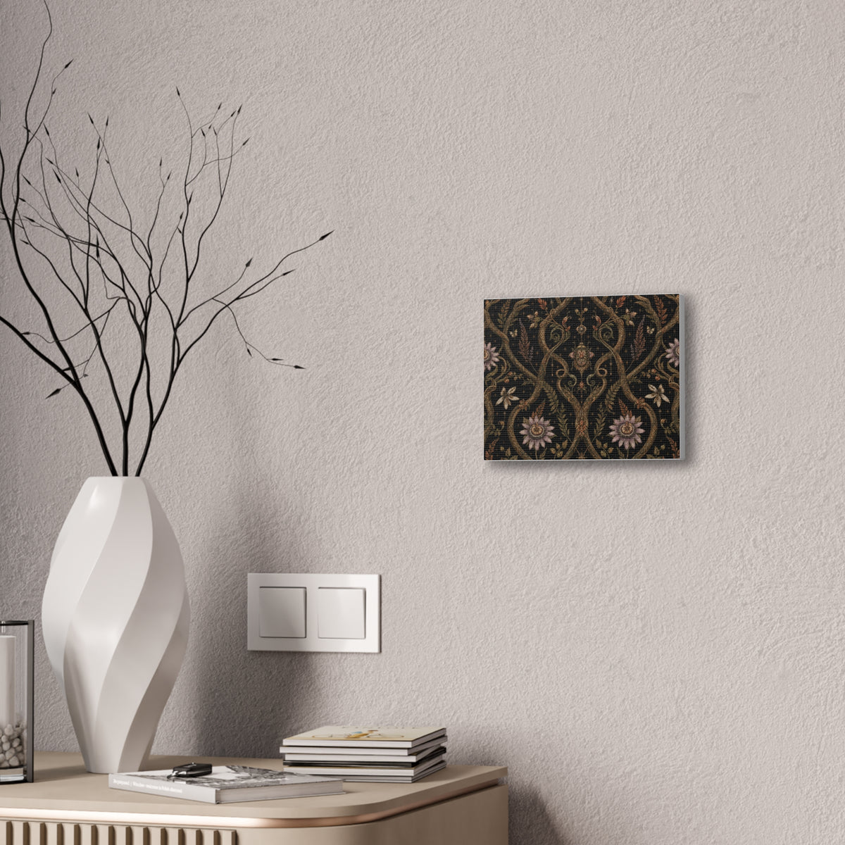 Serpent Conservatory Bronze Nocturne Stretched Canvas