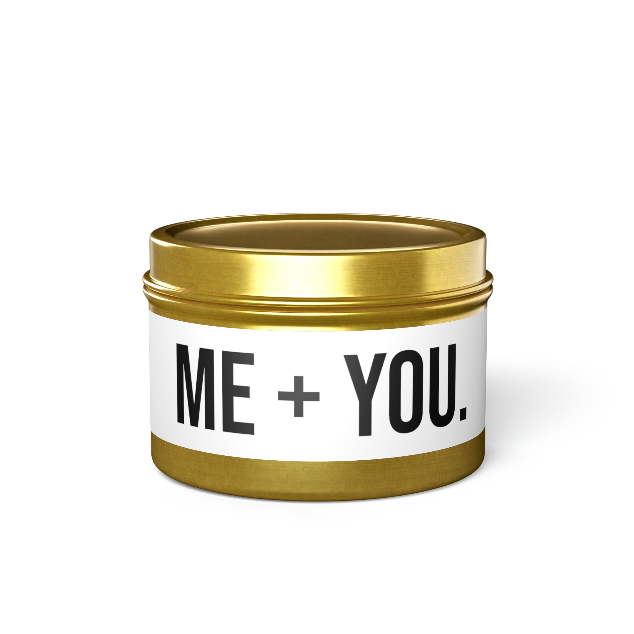 Me + You Tin Candle