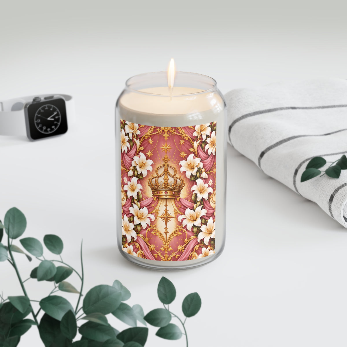 Queen of Heaven Dusty Rose Luxe Candle