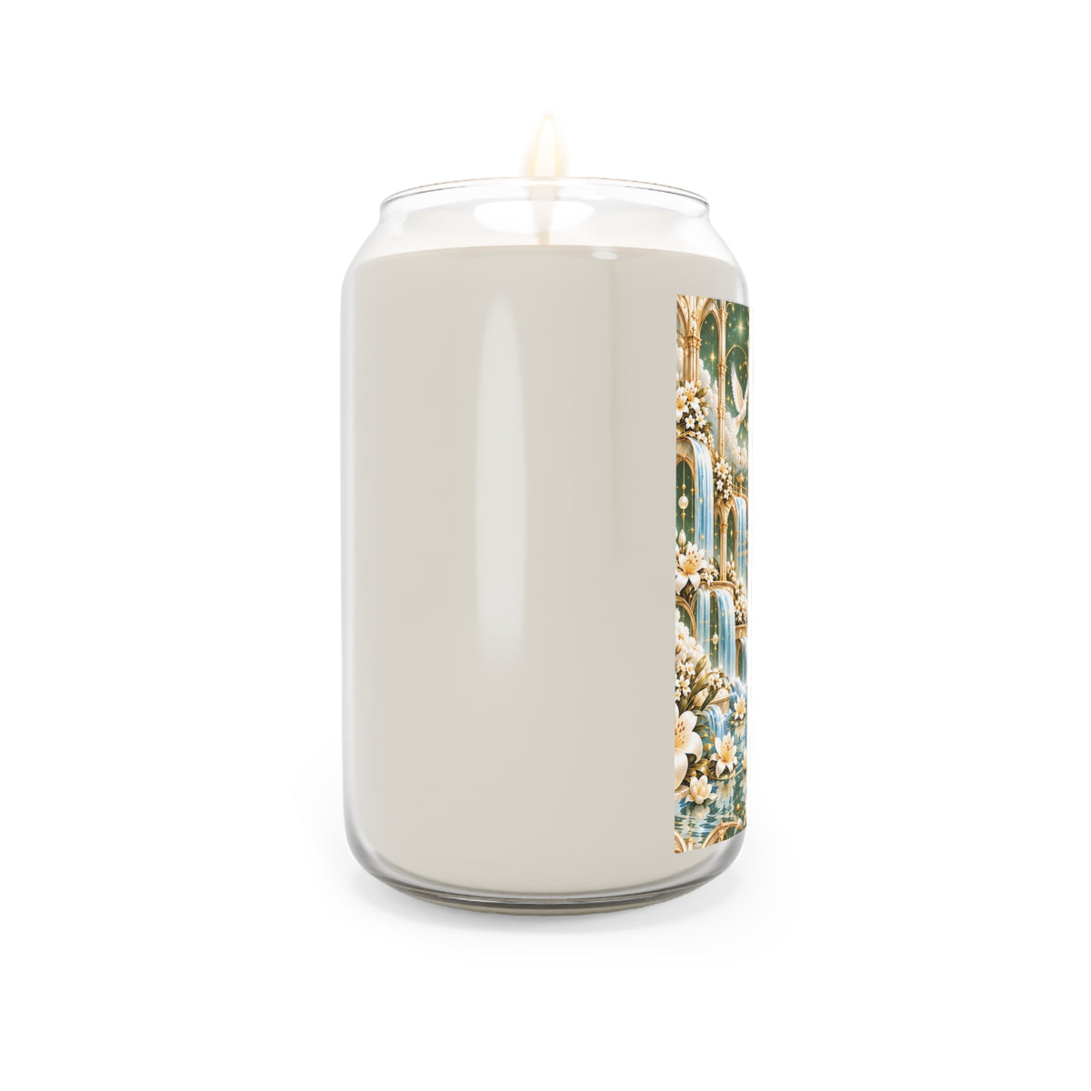 Living Waters Sanctuary Soft Sage Gold Luxe Candle