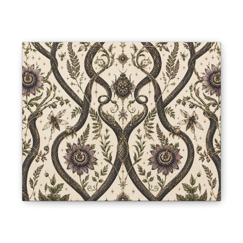 Serpent Conservatory Moon Milk Stretched Canvas