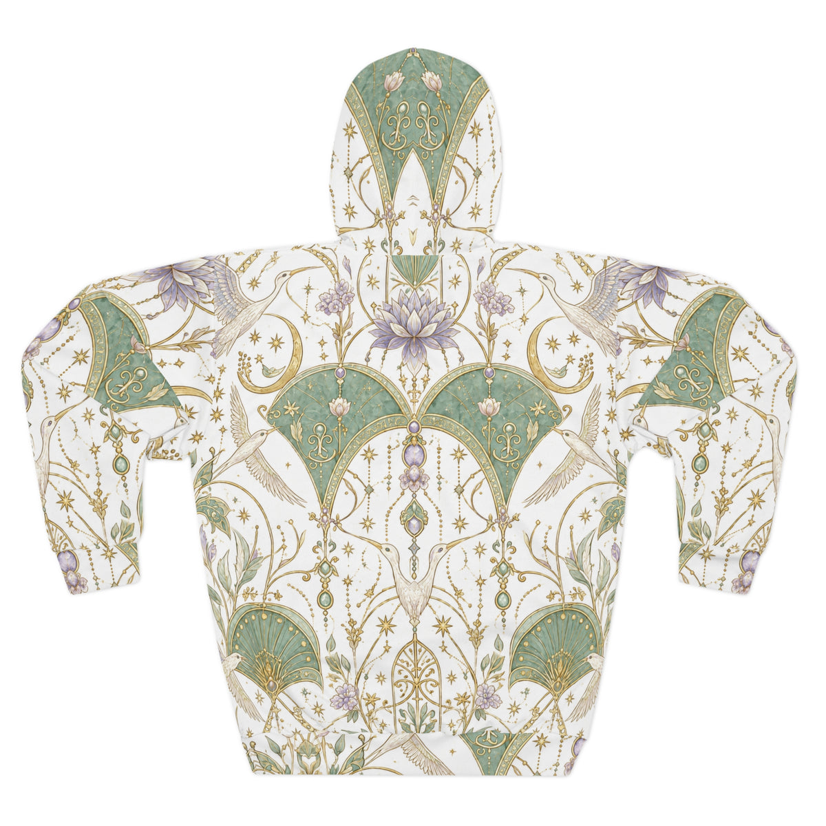 Celestial Aviary Moon Milk Pullover Hoodie