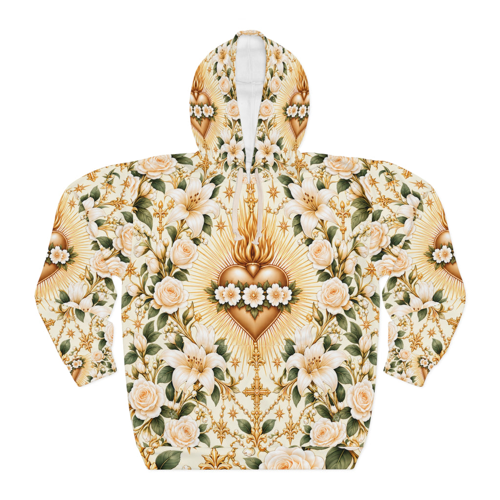 Immaculate Heart Ivory Pullover Hoodie