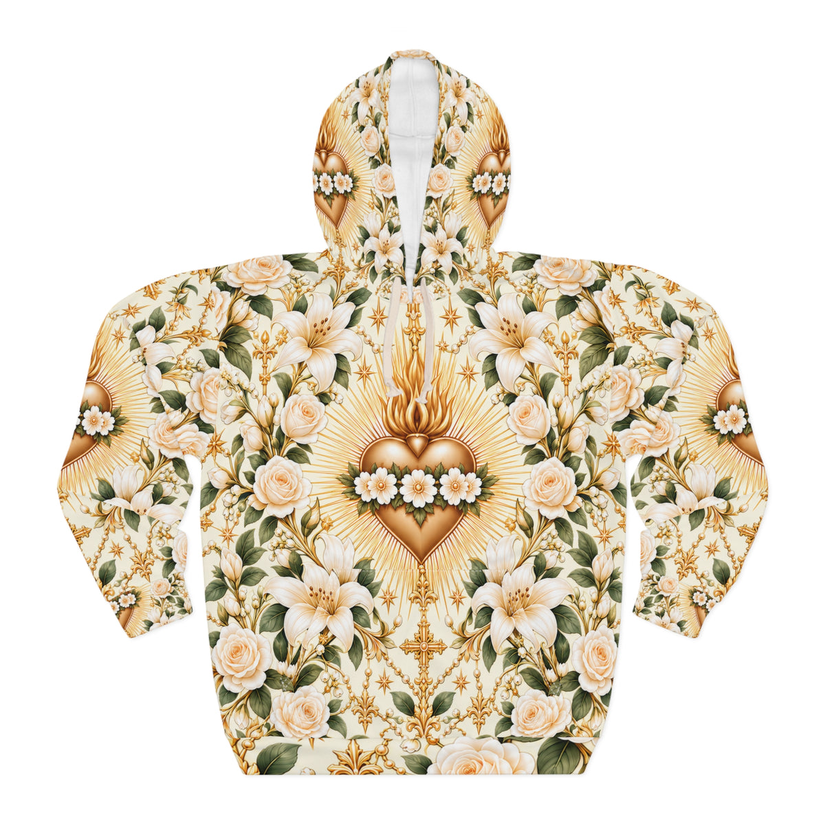 Immaculate Heart Ivory Pullover Hoodie